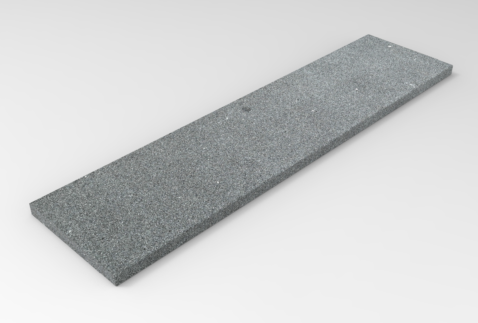 Bacheca In Granito Grigio Contour 91 X 61 Cm Con Cornice Nera - Autocurativa