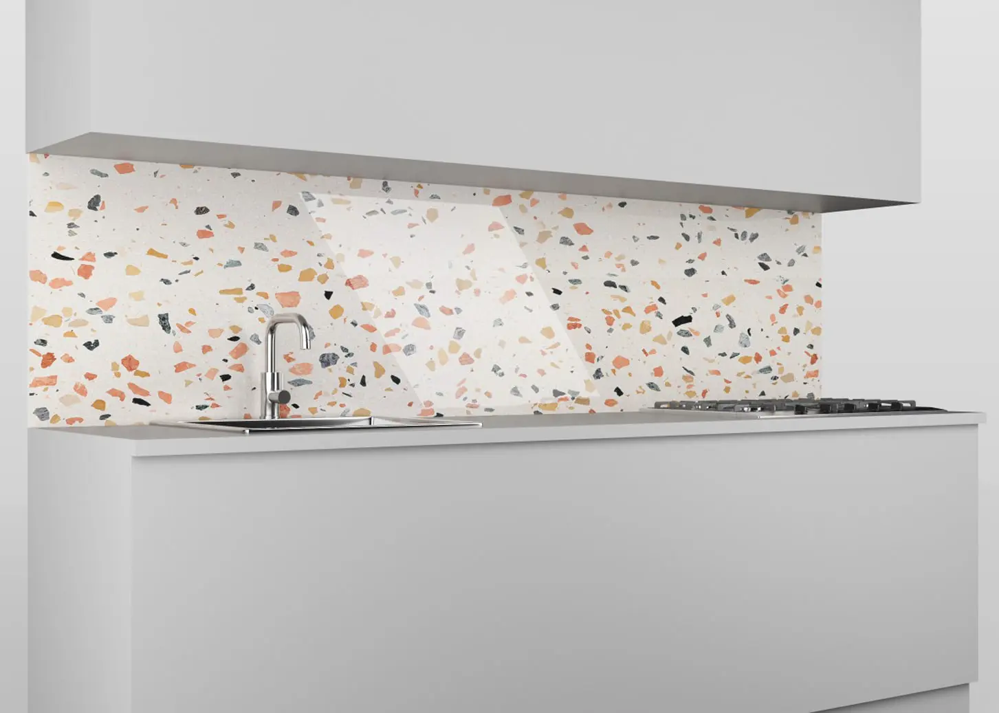 Alzata top mobile cucina in Terrazzo Confetti